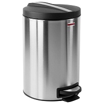 Ведро-контейнер для мусора (урна) с педалью LAIMA Modern, 12 л, матовое, нержавеющая сталь, со съемным внутренним ведром в Ейске