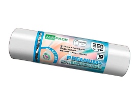 Мешки для мусора 360 л, белые, в рулоне 10 шт., ПВД 65 мкм, 1400х1000 мм, PREMIUM+, 3601015302 в Ейске Мешки для мусора 360 л, белые, в рулоне 10 шт., ПВД 65 мкм, 1400х1000 мм, PREMIUM+, 3601015302 в Ейске