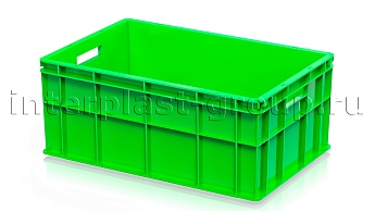 Ящик для молока, мяса, овощей и фруктов сплошной светло-зеленый в Ейске Ящик для молока, мяса, овощей и фруктов сплошной светло-зеленый в Ейске