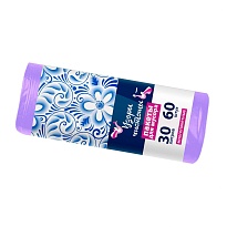 Мешки для мусора 30 л, сиреневые, в рулоне 60 шт., ПНД, 6 мкм, 560х480 мм, Узоры Чистоты, МУ4251 (МН 30-60сир) в Ейске Мешки для мусора 30 л, сиреневые, в рулоне 60 шт., ПНД, 6 мкм, 560х480 мм, Узоры Чистоты, МУ4251 (МН 30-60сир) в Ейске