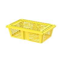 Ящик продуктовый универсальный желтый в Ейске