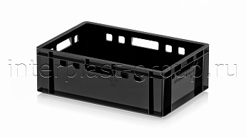 Ящик для мяса и колбасных изделий Е-2 черный в Ейске Ящик для мяса и колбасных изделий Е-2 черный в Ейске