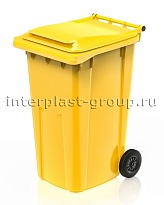 Контейнер для мусора 240 л желтый облегченный 240 желтый в Ейске