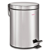 Ведро-контейнер для мусора (урна) с педалью LAIMA Classic, 20 л, зеркальное, нержавеющая сталь, со съемным внутренним ведром в Ейске