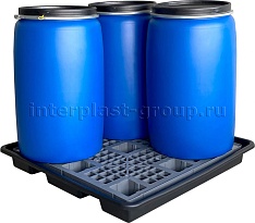 Поддон пластиковый для четырех бочек в Ейске