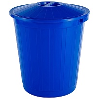 Мусорный бак с крышкой 70 л синий 70 синий в Ейске Мусорный бак с крышкой 70 л синий 70 синий в Ейске